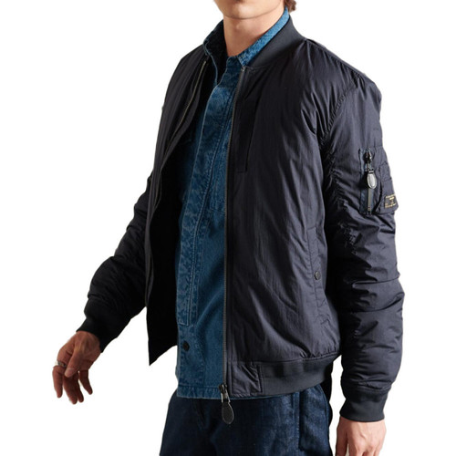 Abbigliamento Uomo Giacche / Blazer Superdry M5011128A Blu