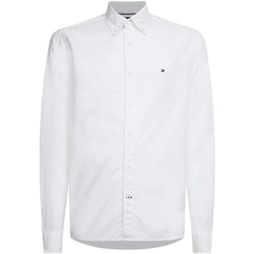 Abbigliamento Uomo Camicie maniche lunghe Tommy Hilfiger MW0MW25037 Bianco