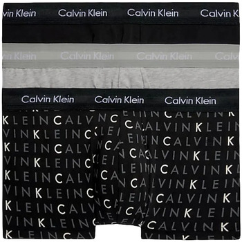 Biancheria Intima Uomo Boxer Calvin Klein Jeans Pack x3 unlimited logo Nero