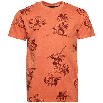 Abbigliamento Uomo T-shirt & Polo Superdry Vintage od printed Arancio