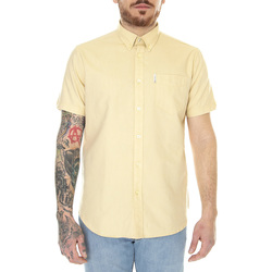Abbigliamento Uomo Camicie maniche lunghe Ben Sherman Signature Gots Organic Oxford Pale Yellow Giallo