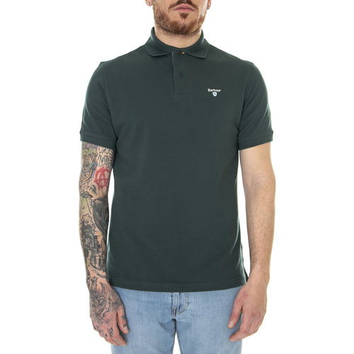 Abbigliamento Uomo T-shirt & Polo Barbour Tartan Pique Polo Green Gables Verde