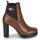 Scarpe Donna Stivaletti Tommy Jeans Essentials High Heel Boot Marrone