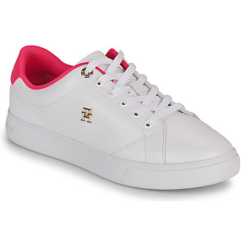 Scarpe Donna Sneakers basse Tommy Hilfiger ELEVATED ESSENTIAL COURT SNEAKER Bianco / Rosa