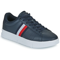 Scarpe Uomo Sneakers basse Tommy Hilfiger SUPERCUP LEATHER Marine / Rosso / Bianco