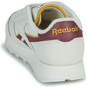Reebok Classic CLASSIC LEATHER Bianco / Bordeaux / Giallo