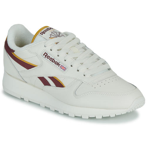 Reebok Classic CLASSIC LEATHER Bianco / Bordeaux / Giallo - Consegna  gratuita | Spartoo.it ! - Scarpe Sneakers basse 72,00 €