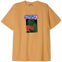 Abbigliamento Uomo T-shirt maniche corte Obey T-shirt Ear Bug Uomo Sun Dial Arancio