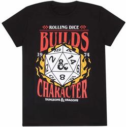 Abbigliamento T-shirts a maniche lunghe Dungeons & Dragons Builds Character Nero