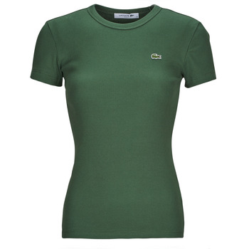 Abbigliamento Donna T-shirt maniche corte Lacoste TF5538-SMI Kaki
