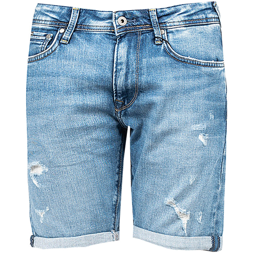 Abbigliamento Uomo Shorts / Bermuda Pepe jeans PM800940WM8 | Stanley Blu