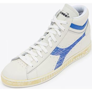Scarpe Uomo Sneakers Diadora 179569.C5166 GAME L HIGH RETRO-WHITE/ROYAL/FLUO Bianco