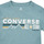 Abbigliamento Bambino T-shirt maniche corte Converse WORDMARKCHESTSTRIPE Blu