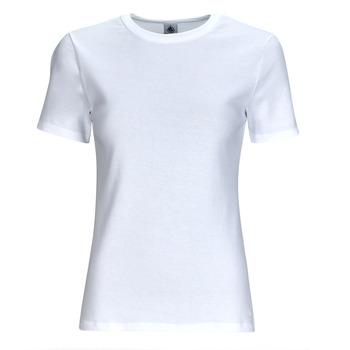 Abbigliamento Donna T-shirt maniche corte Petit Bateau MC COL ROND Bianco