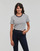 Abbigliamento Donna T-shirt maniche corte Petit Bateau MC COL ROND Marine / Bianco