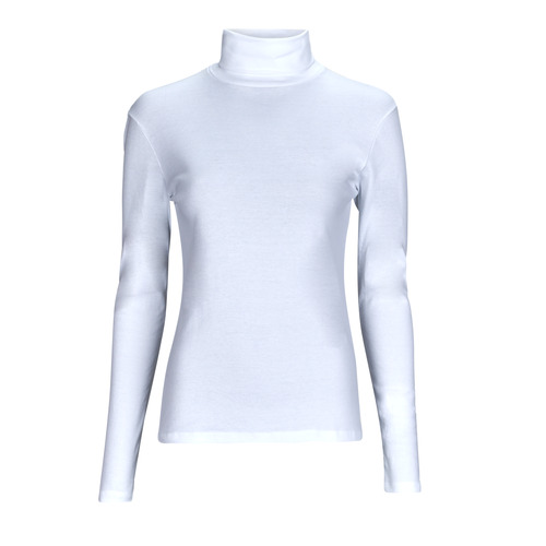 Abbigliamento Donna T-shirts a maniche lunghe Petit Bateau SOUS PULL Bianco