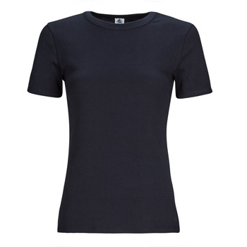 Abbigliamento Donna T-shirt maniche corte Petit Bateau MC COL ROND Marine
