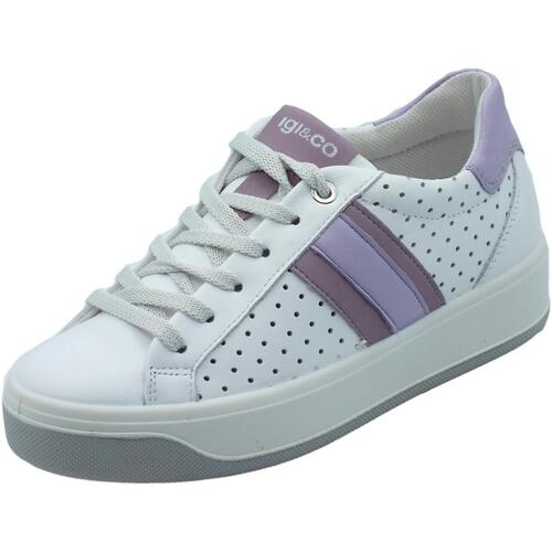 Scarpe Donna Sneakers IgI&CO 3657022 Nappa Soft Bianco Bianco