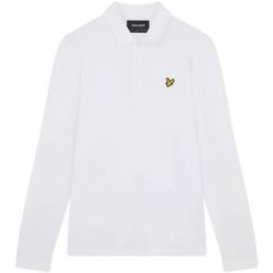 Abbigliamento Uomo T-shirt & Polo Lyle & Scott LP400VOG LS POLO-626 WHITE Bianco