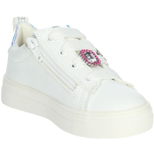 Scarpe Bambina Sneakers basse Asso AG-14542 Bianco