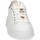Scarpe Donna Sneakers Gio + Gio+ PIA52 pelle bianca cuore arancio Bianco