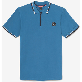 Abbigliamento Uomo T-shirt & Polo Le Temps des Cerises Polo MOTA Blu