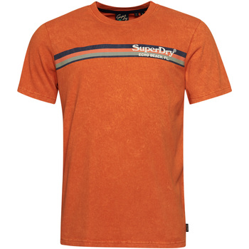 Abbigliamento Uomo T-shirt maniche corte Superdry T-shirt  Vintage Venue Arancio