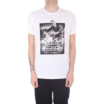 Abbigliamento Uomo T-shirt maniche corte Barbour MTS1136 Bianco