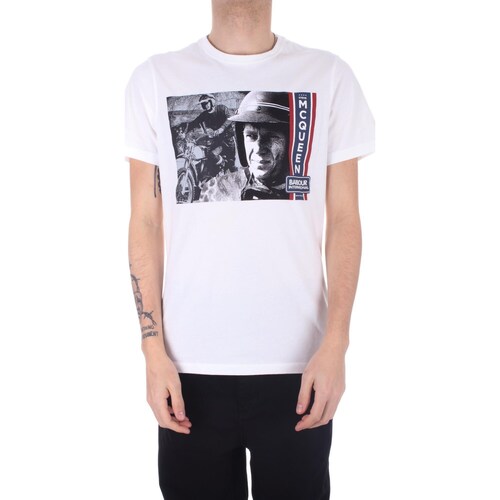Abbigliamento Uomo T-shirt maniche corte Barbour MTS1137 Bianco