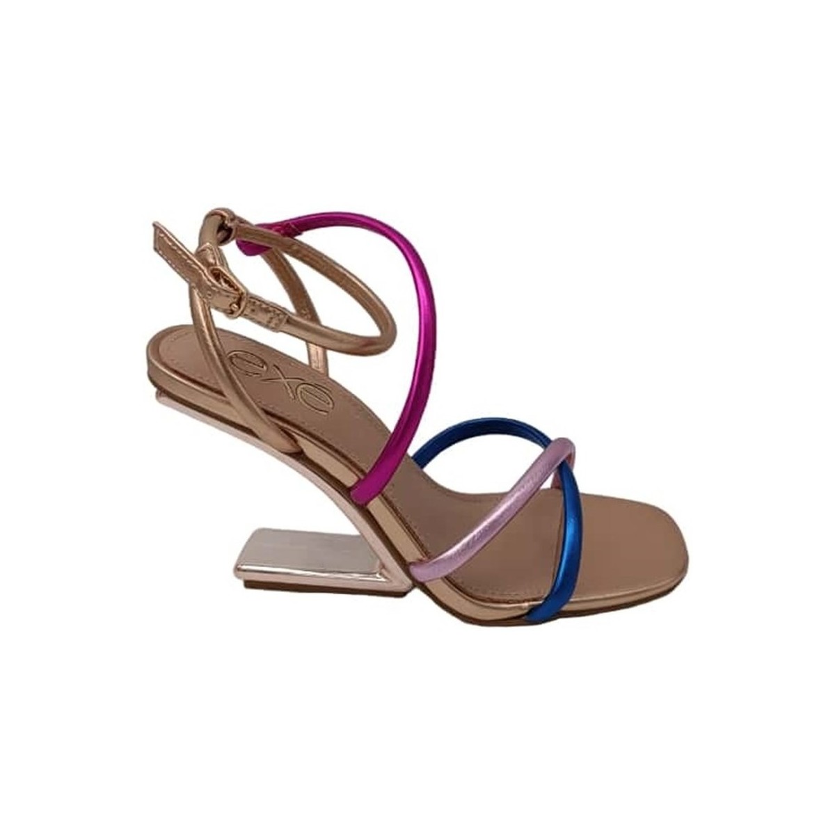 Scarpe Donna Sandali Exé Shoes Exe' Maggie Sandalo Donna multicolor fuxia bluette rosa Multicolore