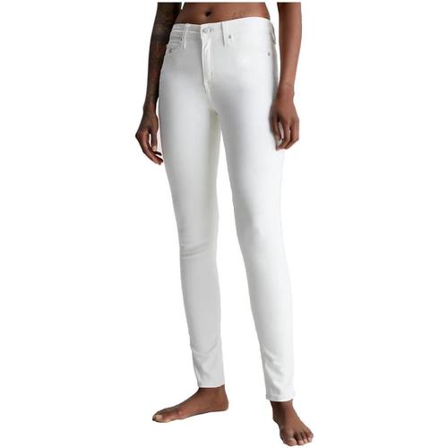 Abbigliamento Donna Pantaloni Calvin Klein Jeans  Bianco