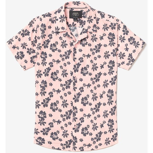 Abbigliamento Uomo Camicie maniche lunghe Le Temps des Cerises Camicia POSTIR Rosa