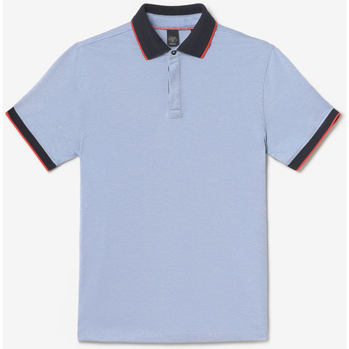 Abbigliamento Uomo T-shirt & Polo Le Temps des Cerises Polo ORIAS Blu