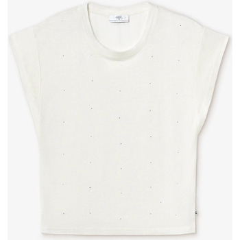 Abbigliamento Donna T-shirt & Polo Le Temps des Cerises T-shirt OVERS Bianco