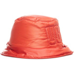 W AW Quilted Logo Bucket Hat Neon Mars