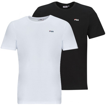 Abbigliamento Uomo T-shirt maniche corte Fila BROD TEE PACK X2 Bianco / Nero