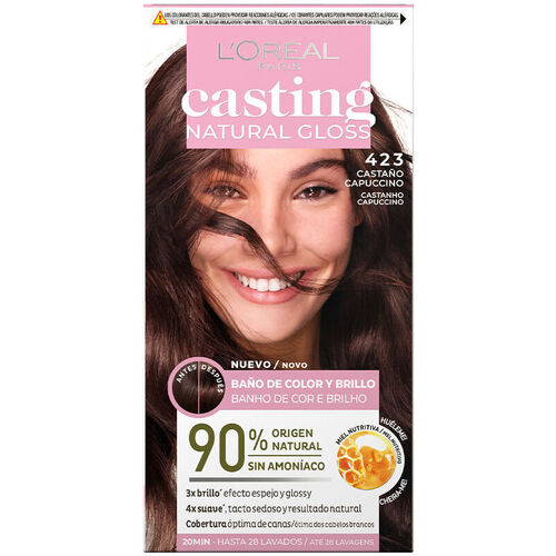 Bellezza Tinta L'oréal Casting Natural Gloss 423-castaño Capuccino 