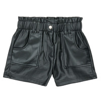 Abbigliamento Bambina Shorts / Bermuda Only KOGSTEPHANIE FAUX LEATHER SHORTS CS OTW Nero