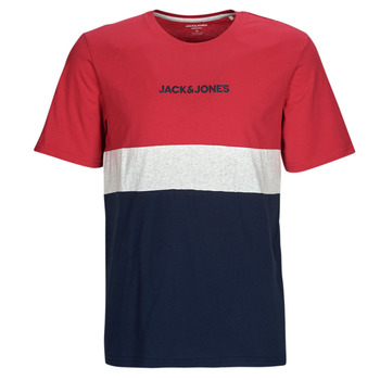 Abbigliamento Uomo T-shirt maniche corte Jack & Jones JJEREID BLOCKING TEE SS Multicolore