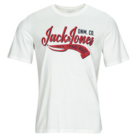 Abbigliamento Uomo T-shirt maniche corte Jack & Jones JJELOGO TEE SS O-NECK 2 COL AW23 SN Bianco