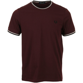 Abbigliamento Uomo T-shirt maniche corte Fred Perry Twin Tipped T-Shirt Rosso