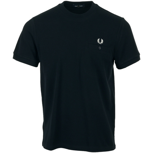 Abbigliamento Uomo T-shirt maniche corte Fred Perry Pocket Detail Pique Shirt Blu