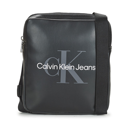 Borse Uomo Pochette / Borselli Calvin Klein Jeans MONOGRAM SOFT REPORTER18 Nero