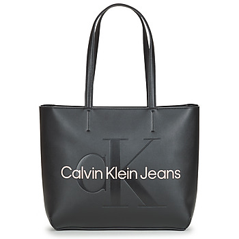 Borse Donna Tote bag / Borsa shopping Calvin Klein Jeans SCULPTED SHOPPER29 MONO Nero