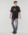 Abbigliamento Uomo T-shirt maniche corte Calvin Klein Jeans STACKED ARCHIVAL TEE Nero