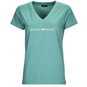 Abbigliamento Donna T-shirt maniche corte Emporio Armani ICONIC LOGOBAND Blu