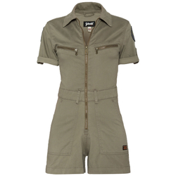 Abbigliamento Donna Shorts / Bermuda Schott COMBI-SHORT TENCEL  LIGHT KAKI TRSWIFTW Verde