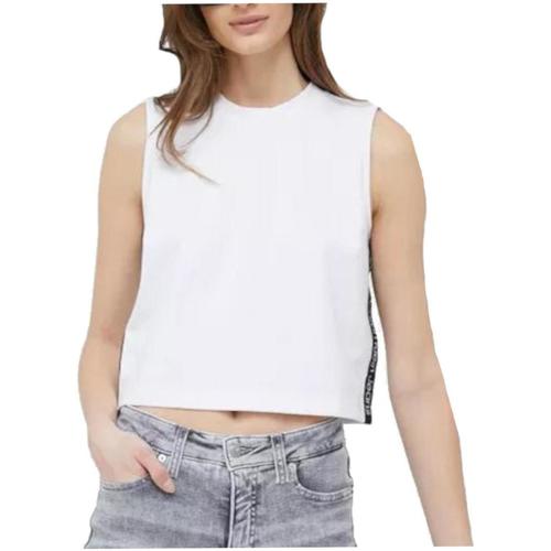 Abbigliamento Donna T-shirt maniche corte Calvin Klein Jeans  Bianco