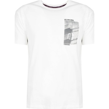 Abbigliamento Uomo T-shirt maniche corte Pepe jeans PM508495 | Shye Bianco