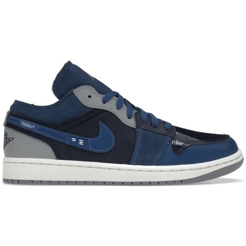 Scarpe Uomo Sneakers Nike Air  1 Mid SE CRAFT Blu